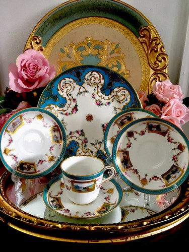Antique minton celeste blue - antique,