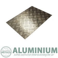 Speciality Metals Chequer Plate | Aluminium 5 Bar Guillotine Cut Tread Plate