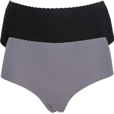 Ex Store Light Shaping Floral Lace Back Brazilian Knickers