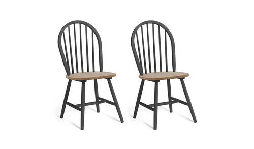 Burford pair solid - solid, wood