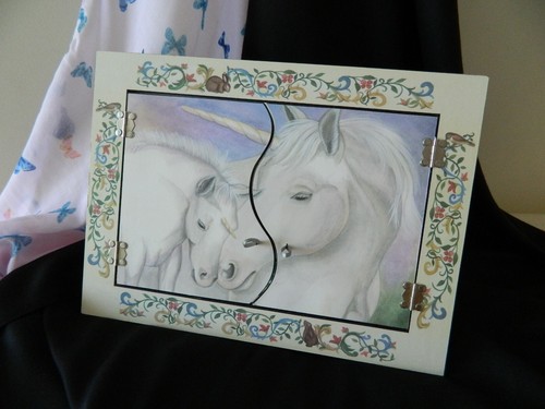 Unicorn horses mather child - unicorn,