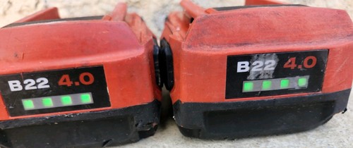Genuine hilti 22v battery 2 - hilti,