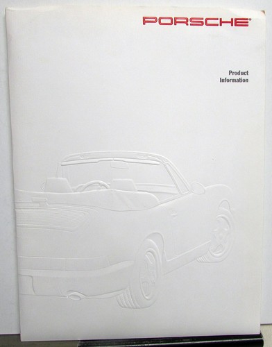 1994 porsche press kit media - press,