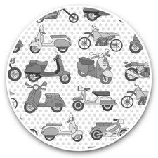 2 x Vinyl Stickers 30cm (bw) -