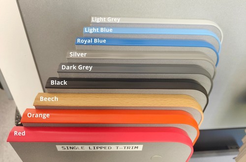 Trim samples of campervan - samples,