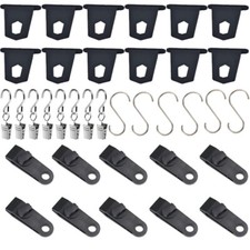 36pcs Awning Rail Hanger Hooks