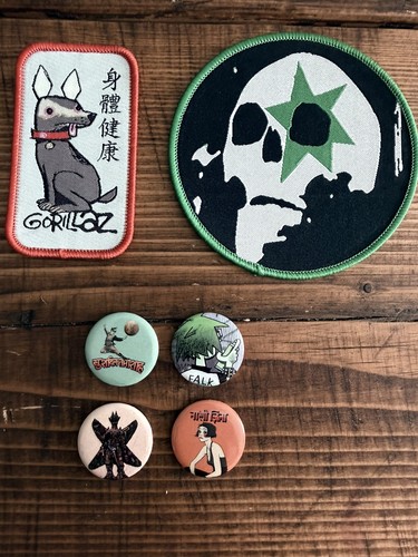 Rare gorillaz sew patches - gorillaz,