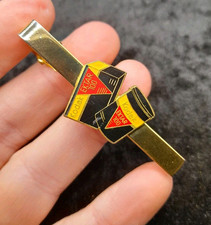 Vintage Gold Plated Enamel Kodak EKTAR 100 Tie Bar Clip - Enamelled 