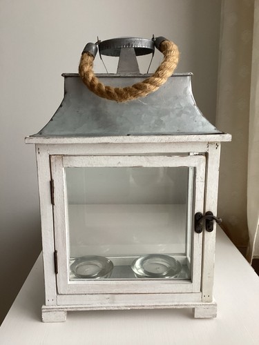 Shabby chic wooden - wooden, lantern