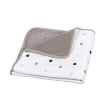 Delta Baby Doomoo Pink Polka Dot Baby Blanket in Gift Bag 75x75cm BNWT