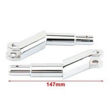 2pcs Chrome Front Footrest Pedal Bracket For Harley V-Rod Muscle 2002-2017
