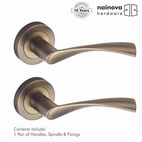 Door handle twirl lever - door,