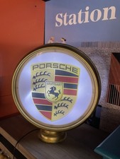 PORSCHE -  Round Light Up Sign