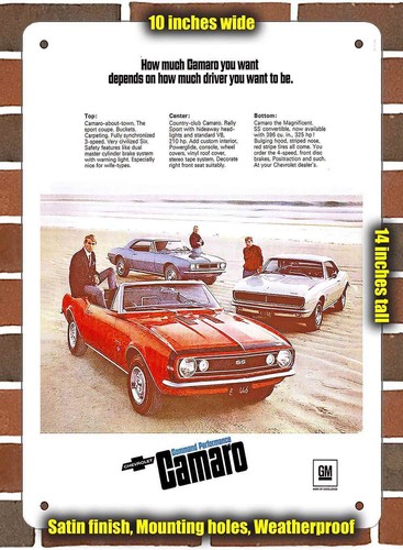 Metal sign 1967 - metal,
