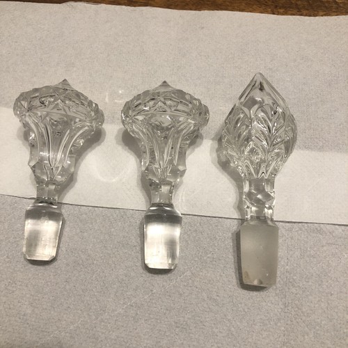 Vintage glass bottles - x,