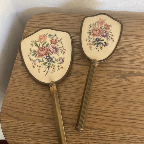 Vintage hair brush mirror - vintage, &