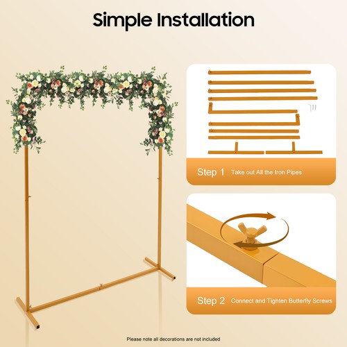 Square wedding arch stand - square,