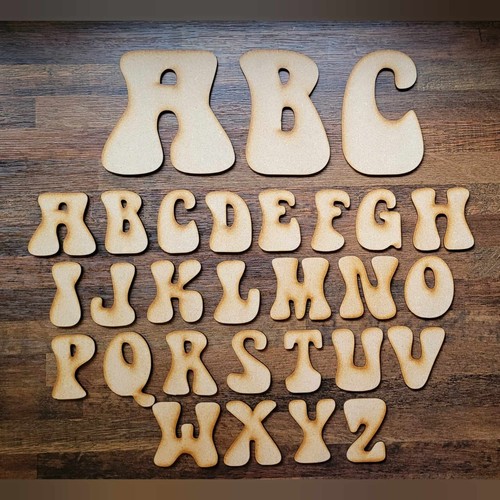 Wooden letters large mdf - letters,