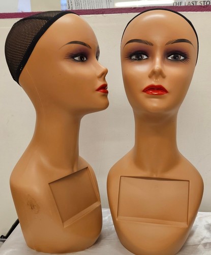 Female mannequin head - mannequin, with
