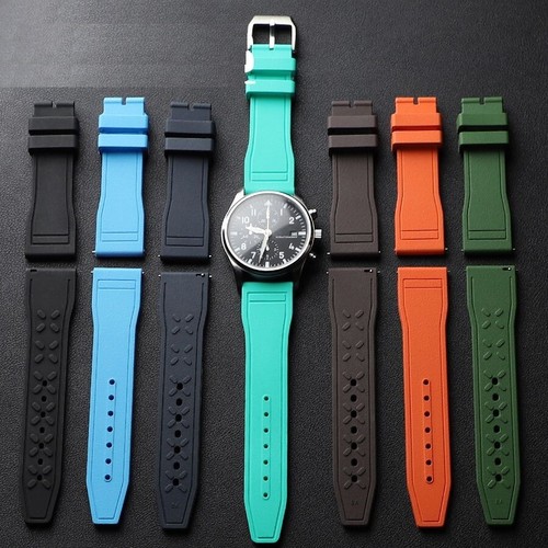 Rubber watchband for iwc big - for,