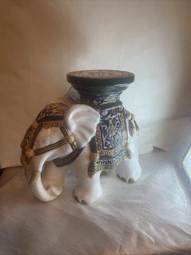 Vintage ceramic elephant - vintage,