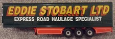 CORGI 75702 EDDIE STOBART REFRIGERATED BOX TRAILER UNBOXED 1:50 - TRAILER ONLY