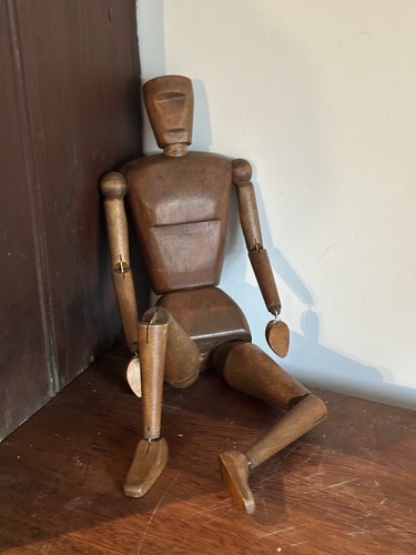 Antique wooden artist lay - antique,