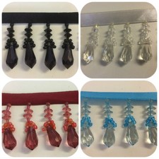Glass Shaped Beaded Trim