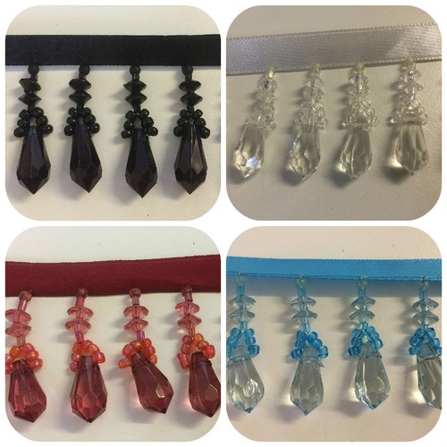 Glass shaped beaded - shaped, trim