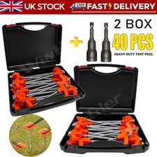 40 Pcs Screw-In Hard Ground