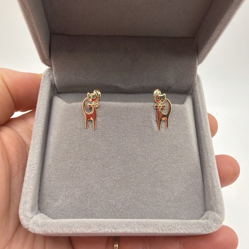 14ct rolled gold bonded - 14ct, cat