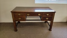 Reproduction Desk, Dark Wood, 
