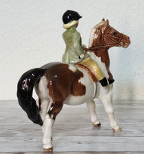 Beswick Young Girl On Skewbald Gloss Pony Arthur Gredington 1957-1965 No. 1499