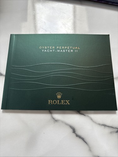 Rolex yacht master booklet - rolex,