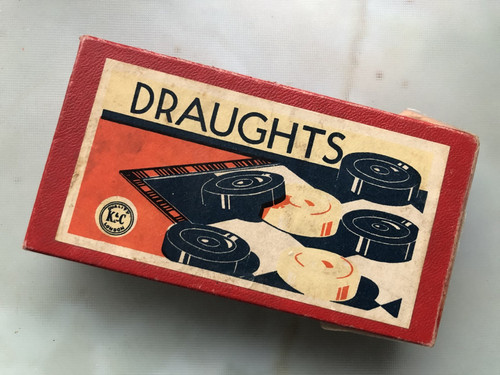 Draughts wooden interlocking - draughts,