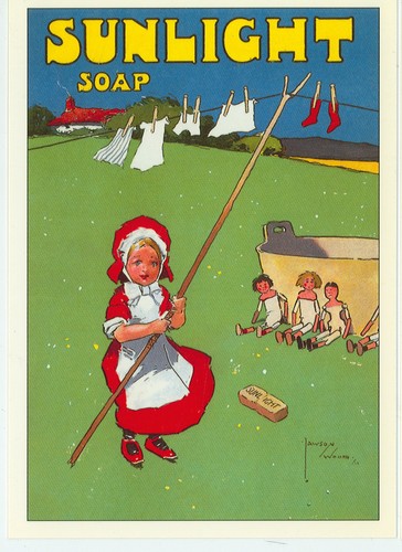 Sunlight soap little girl - soap-little,