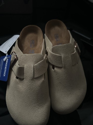 Birkenstock boston suede clogs - boston,