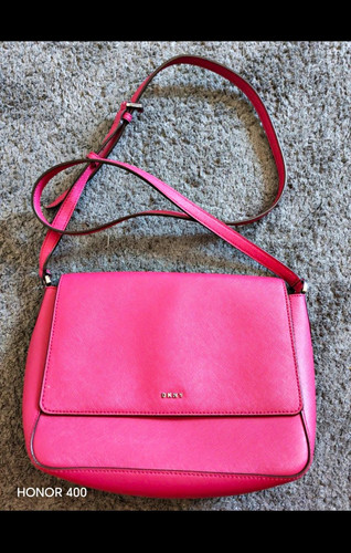 Dkny pink leather - leather, shoulder