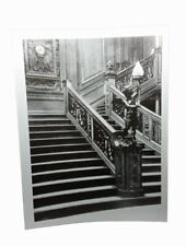 RMS Olympic Grand Oak Staircase Large Repro Ship Postcard 