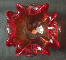 Vintage MCM Thick Cut Red