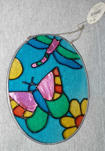 Stained glass sun catcher - glass,