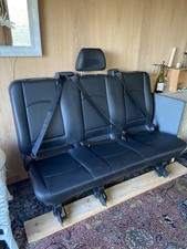 Rear Row Bench Seat, Black