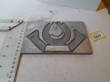 Vintage Printing Press Plate