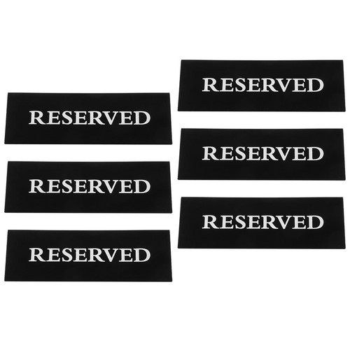 Pcs acrylic reserved - acrylic, seating