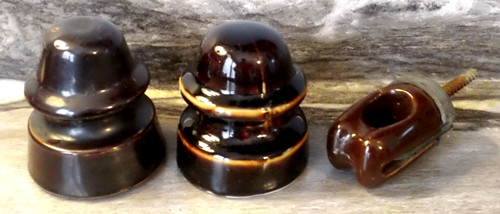 Lot vintage brown - lot, of
