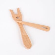1 Set Handheld Wooden Knitting Fork Lucet Tool  Weaving Braiding Cordmaking