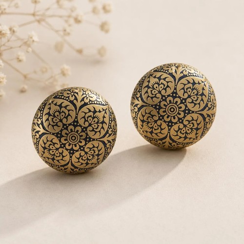 Moroccan blue brass - , drawer