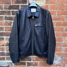Vintage Chevignon Leather Biker Jacket Men’s XL Bomber James Dean Indie Sleaze