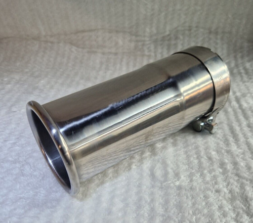 89mm rolled out exhaust - 3.5",