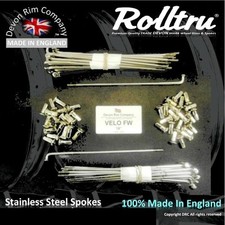 MB38-SSP Stainless Spokes 19" Velocette Venom Viper MAC Full Width Alloy Hub